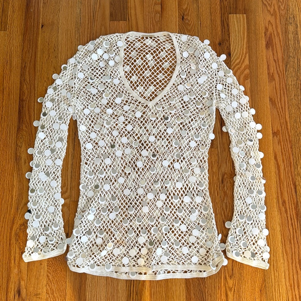 Caroline Constas Sequin Cover-up Size M
